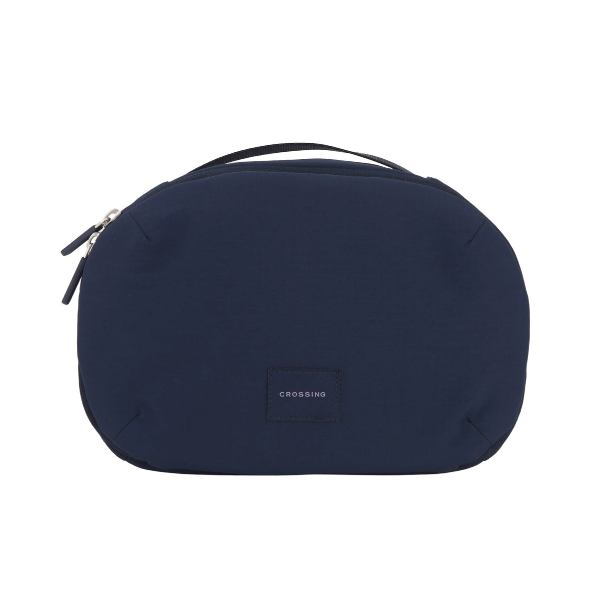 Crossing Nylon Checked Hanging Toiletry Bag Pro - Navy