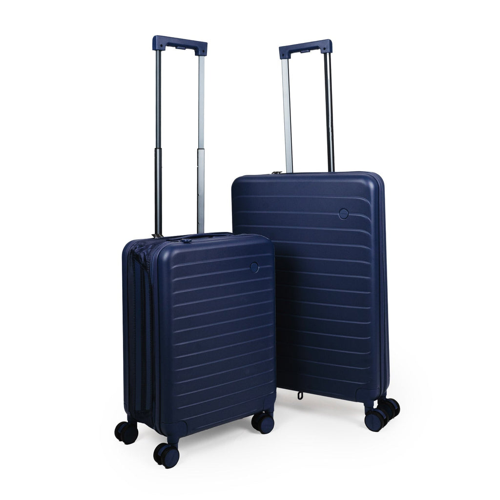 Crossing Ori Collapsible Polycarbonate Carry On 20" Luggage - Pewter