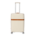 Crossing RIVE Polycarbonate Hard Case Medium Luggage - Cream