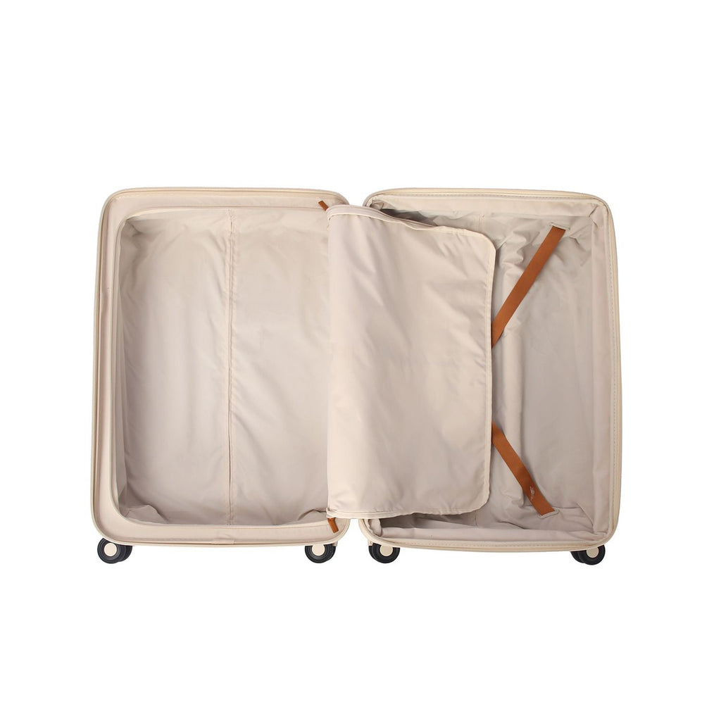 Crossing RIVE Polycarbonate Hard Case Medium Luggage - Cream