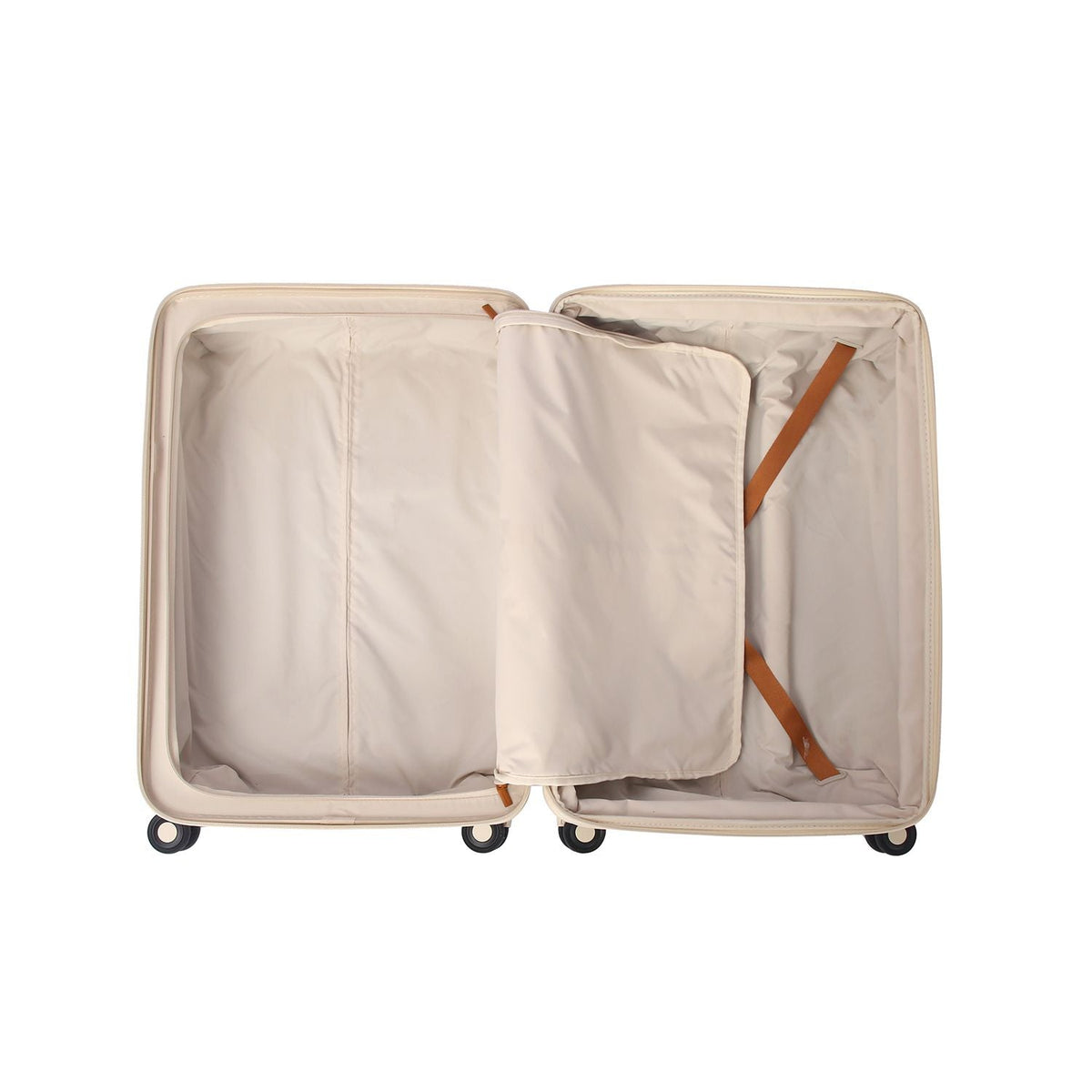 Crossing RIVE Polycarbonate Hard Case Medium Luggage - Cream