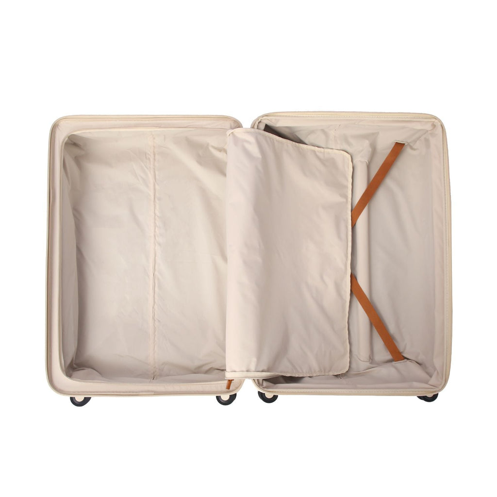 Crossing RIVE Polycarbonate Hard Case Large Luggage - Cream