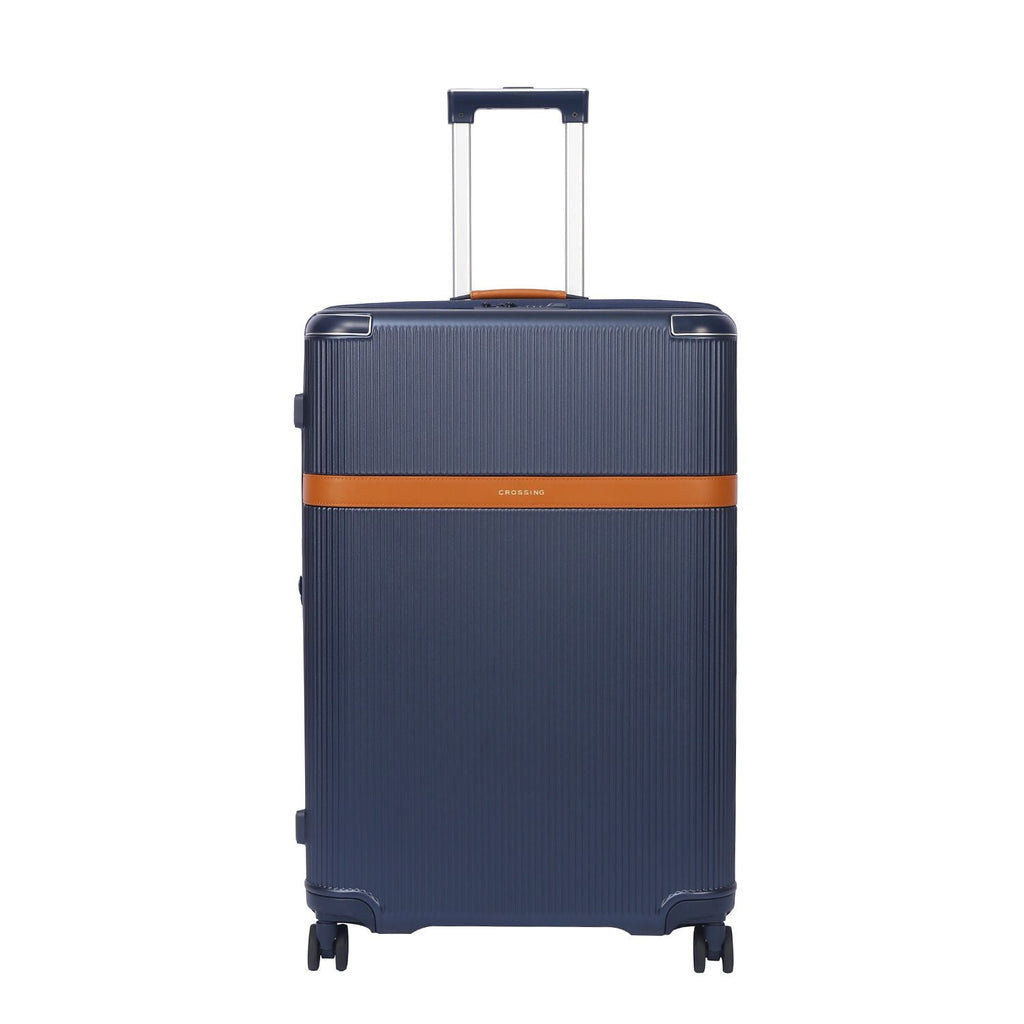 Crossing RIVE Polycarbonate Hard Case Large Luggage - Navy