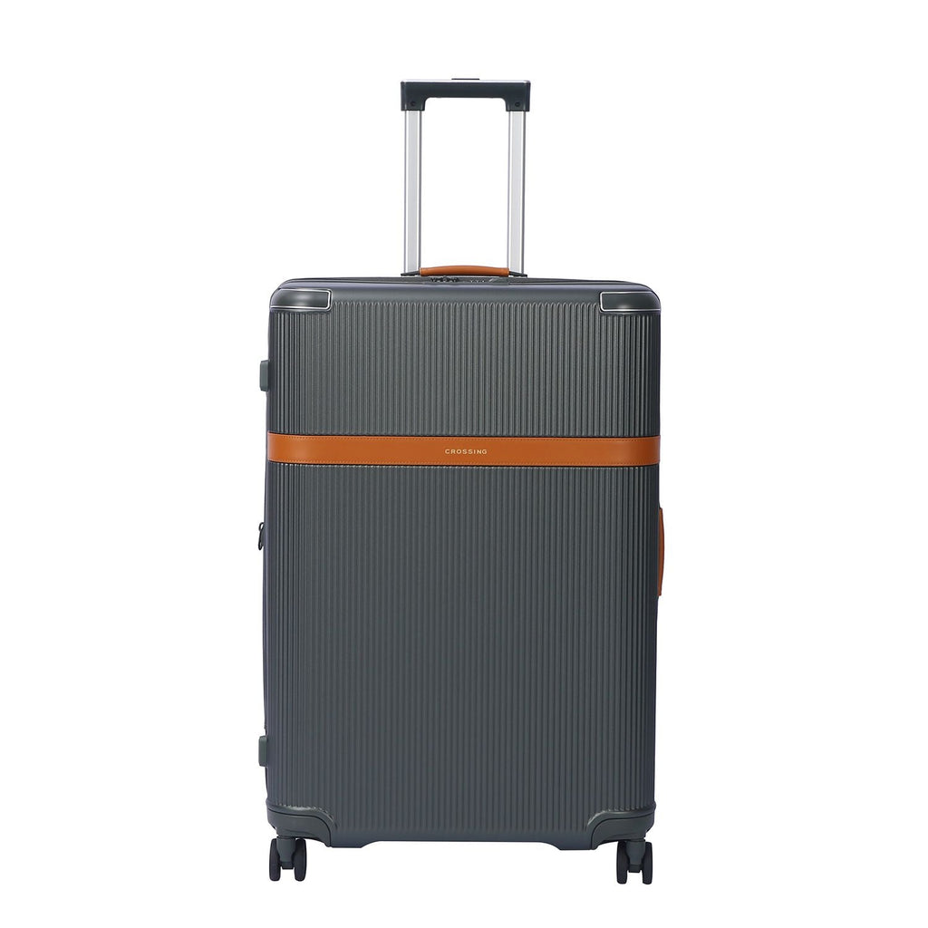 Crossing RIVE Polycarbonate Hard Case Large Luggage - Olive Green