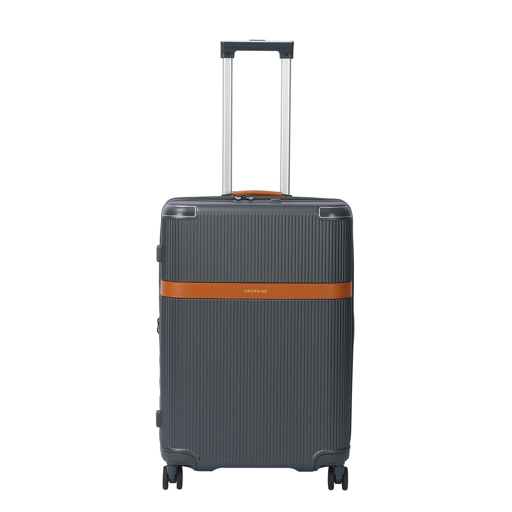 Crossing RIVE Polycarbonate Hard Case Medium Luggage - Olive Green