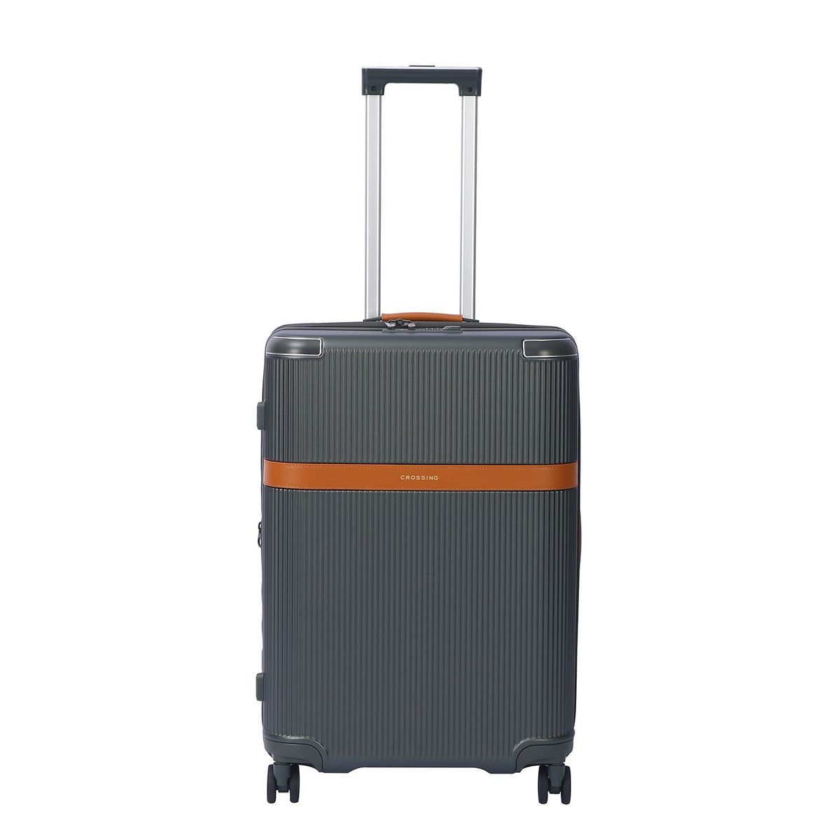Crossing RIVE Polycarbonate Hard Case Medium Luggage - Olive Green