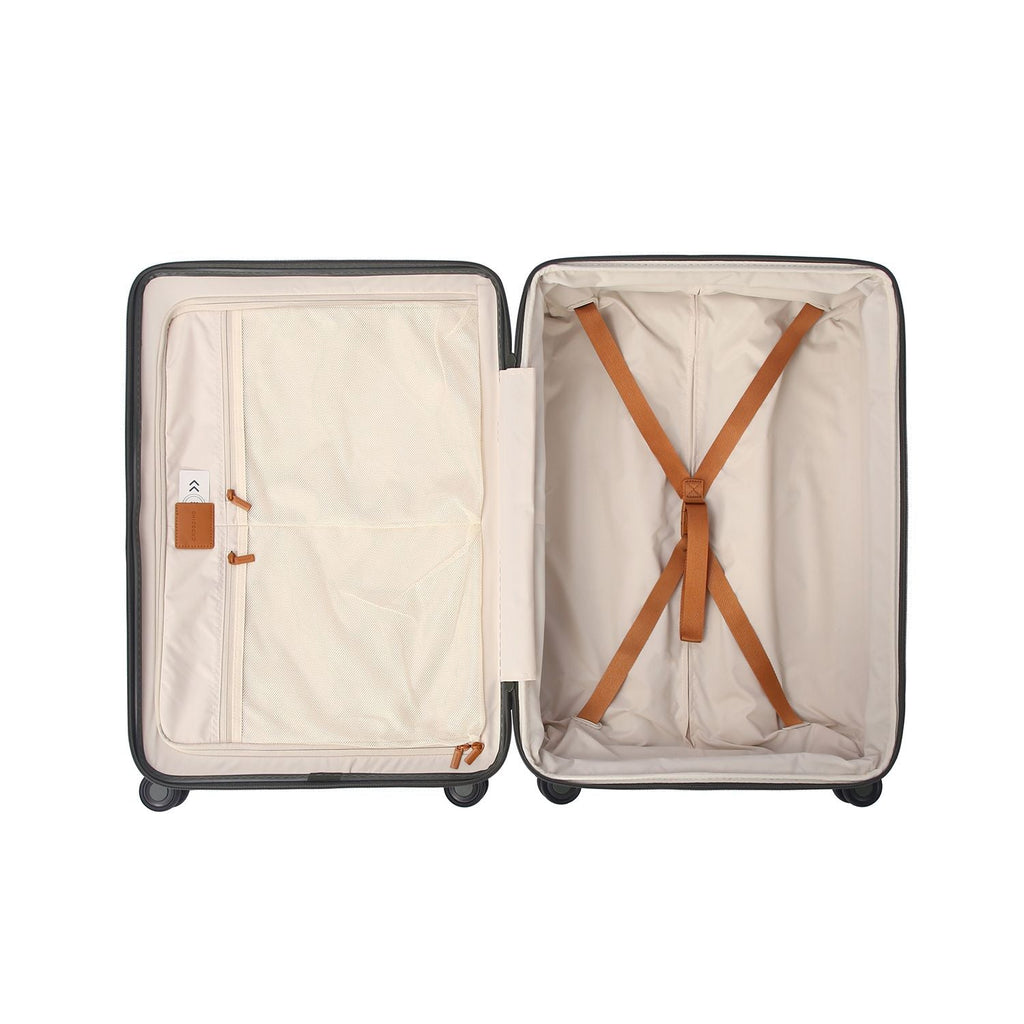 Crossing RIVE Polycarbonate Hard Case Medium Luggage - Olive Green