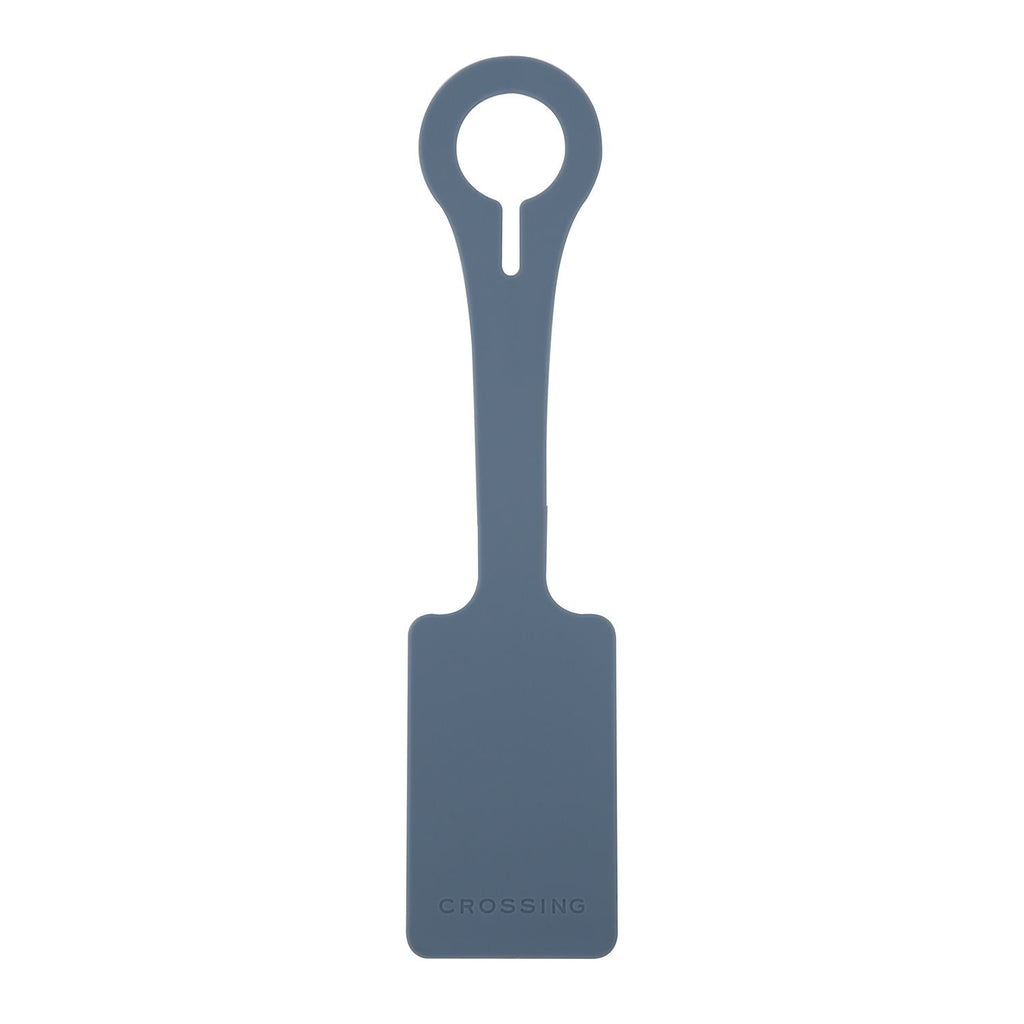 Crossing Silicone Luggage Tag - Ash Blue