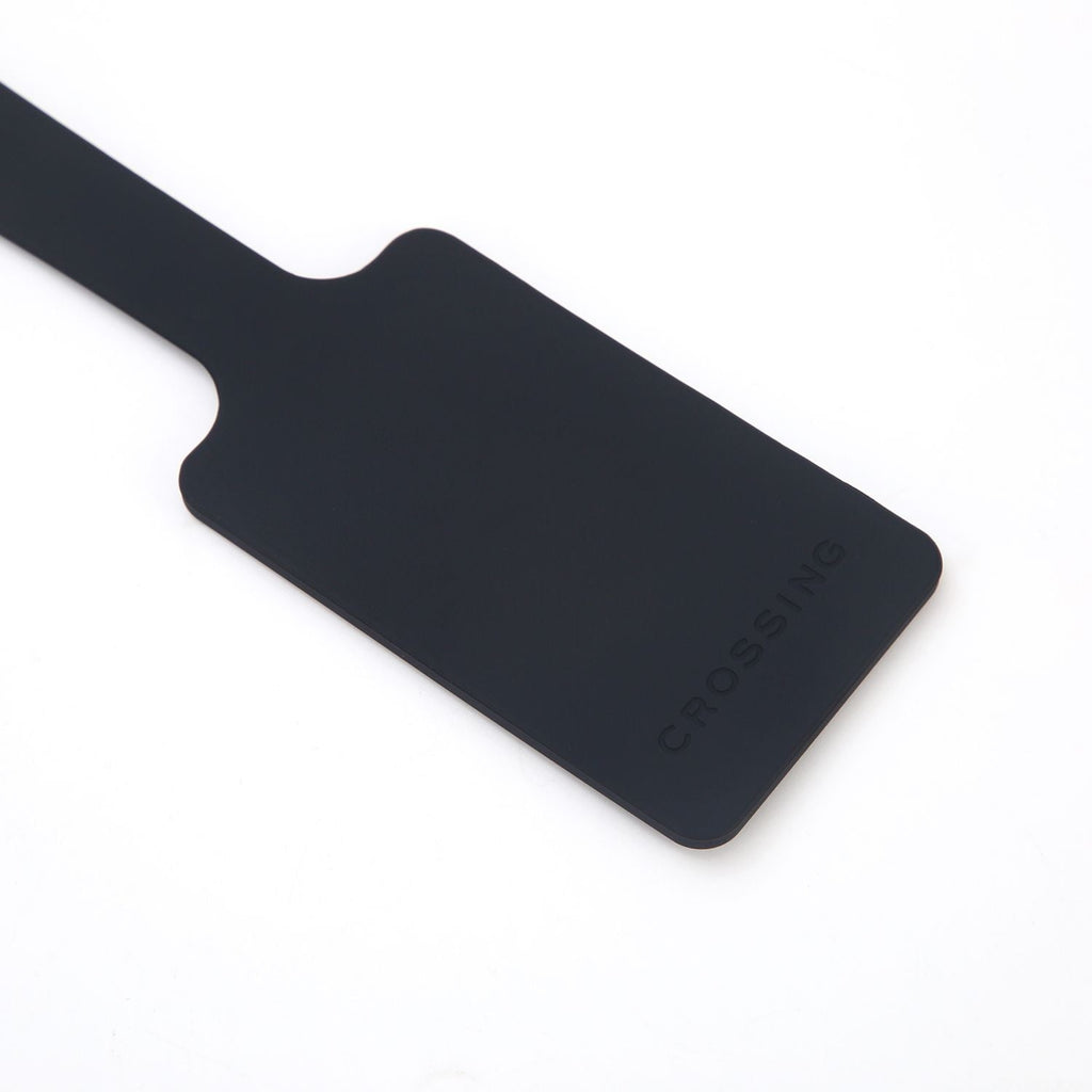 Crossing Silicone Luggage Tag - Black