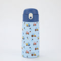 Crossing S/S 316 Kids' Insulated Water Bottle W/Sipper Silicone Straw 400ml - Busy Builders