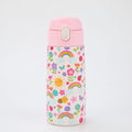Crossing S/S 316 Kids' Insulated Water Bottle W/Sipper Silicone Straw 400ml - Happy Bee