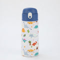 Crossing S/S 316 Kids' Insulated Water Bottle W/Sipper Silicone Straw 500ml - Dino World