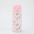 Crossing S/S 316 Kids' Insulated Water Bottle W/Sipper Silicone Straw 500ml - Enchanted Fairytale