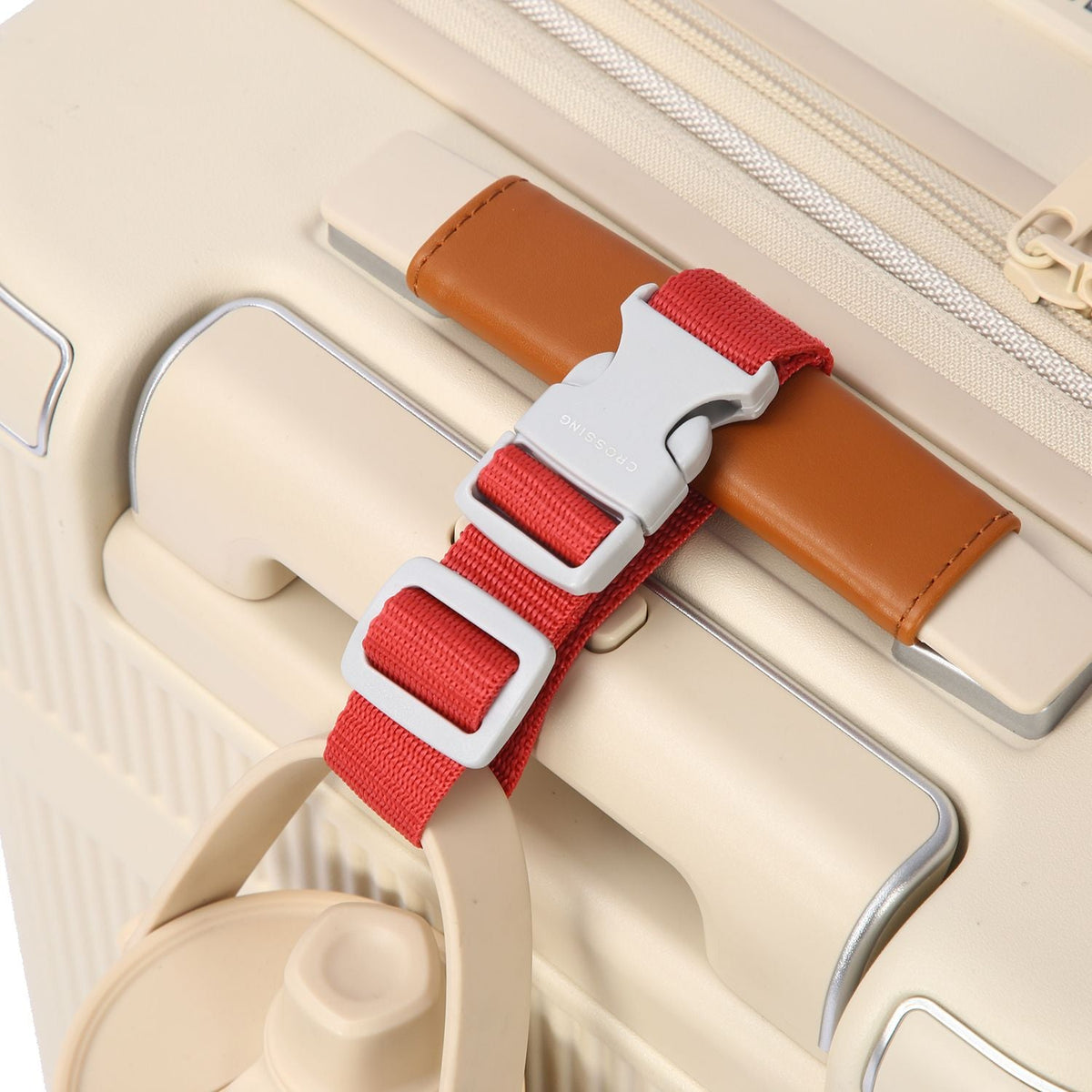 Crossing Travel Carry Strap - Crimson