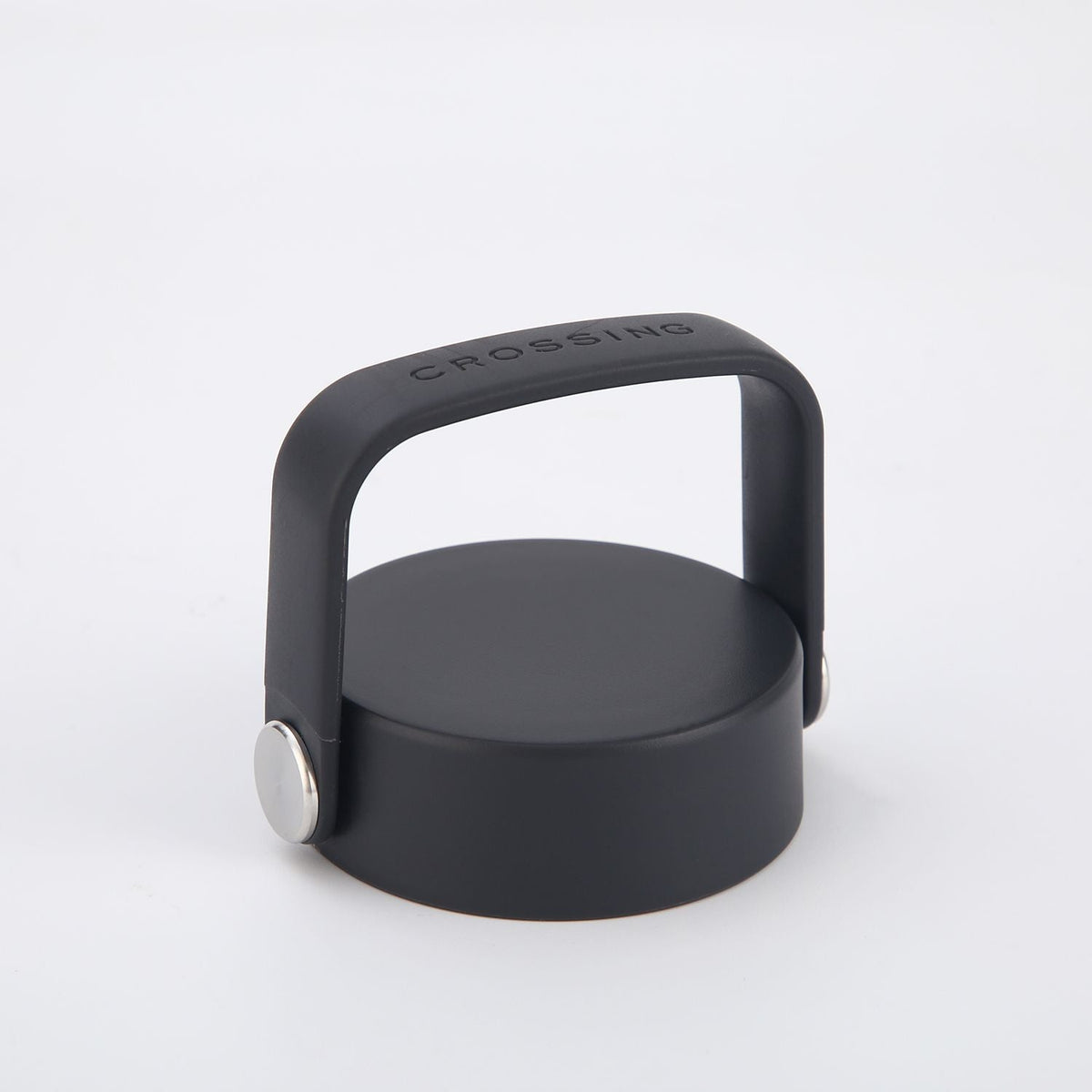 Crossing Urban Ceramic S/S Insulated Flat Cap Bottle With Handle 720ml - Gun Metal