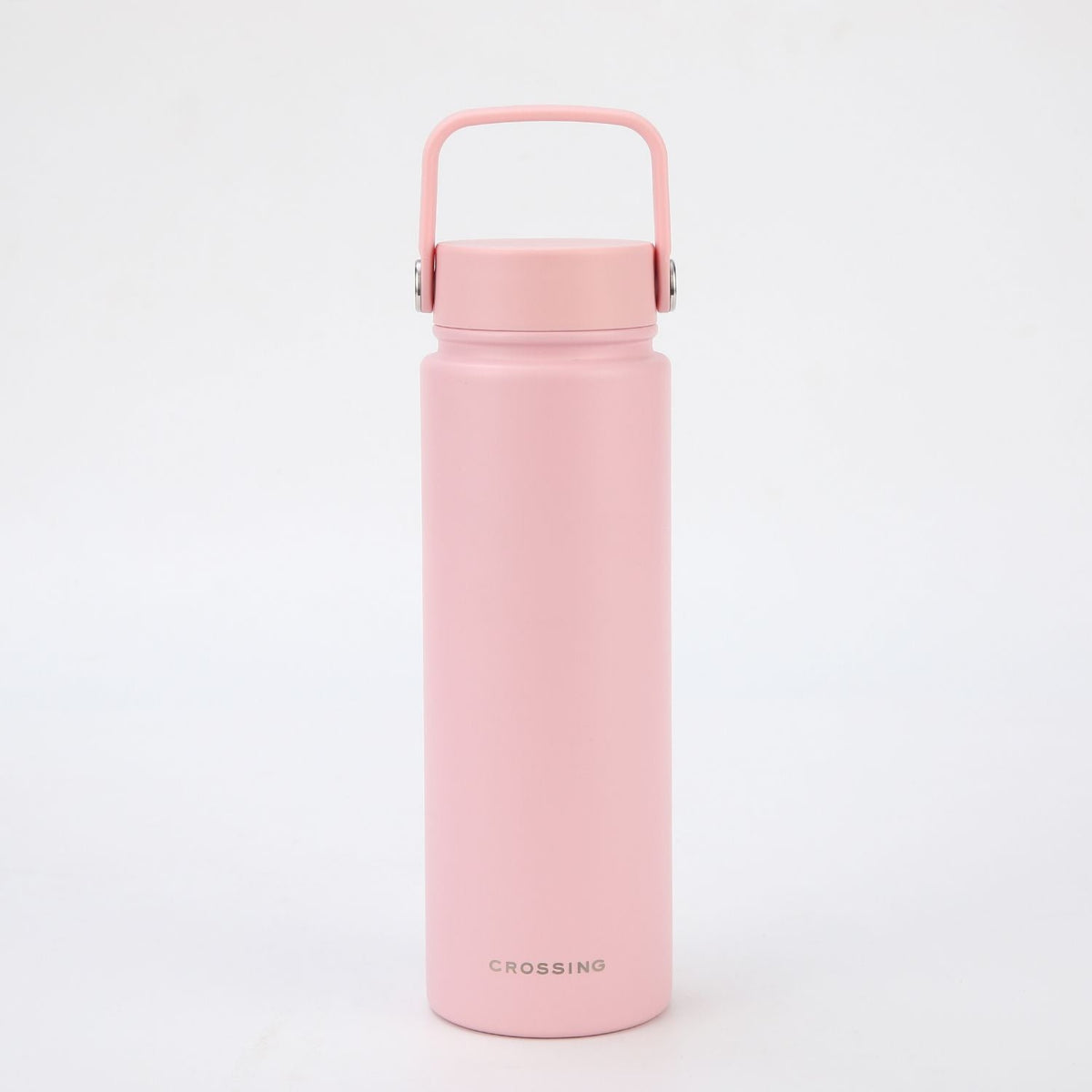Crossing Urban Ceramic S/S Insulated Flat Cap Bottle With Handle 720ml - Light Pink