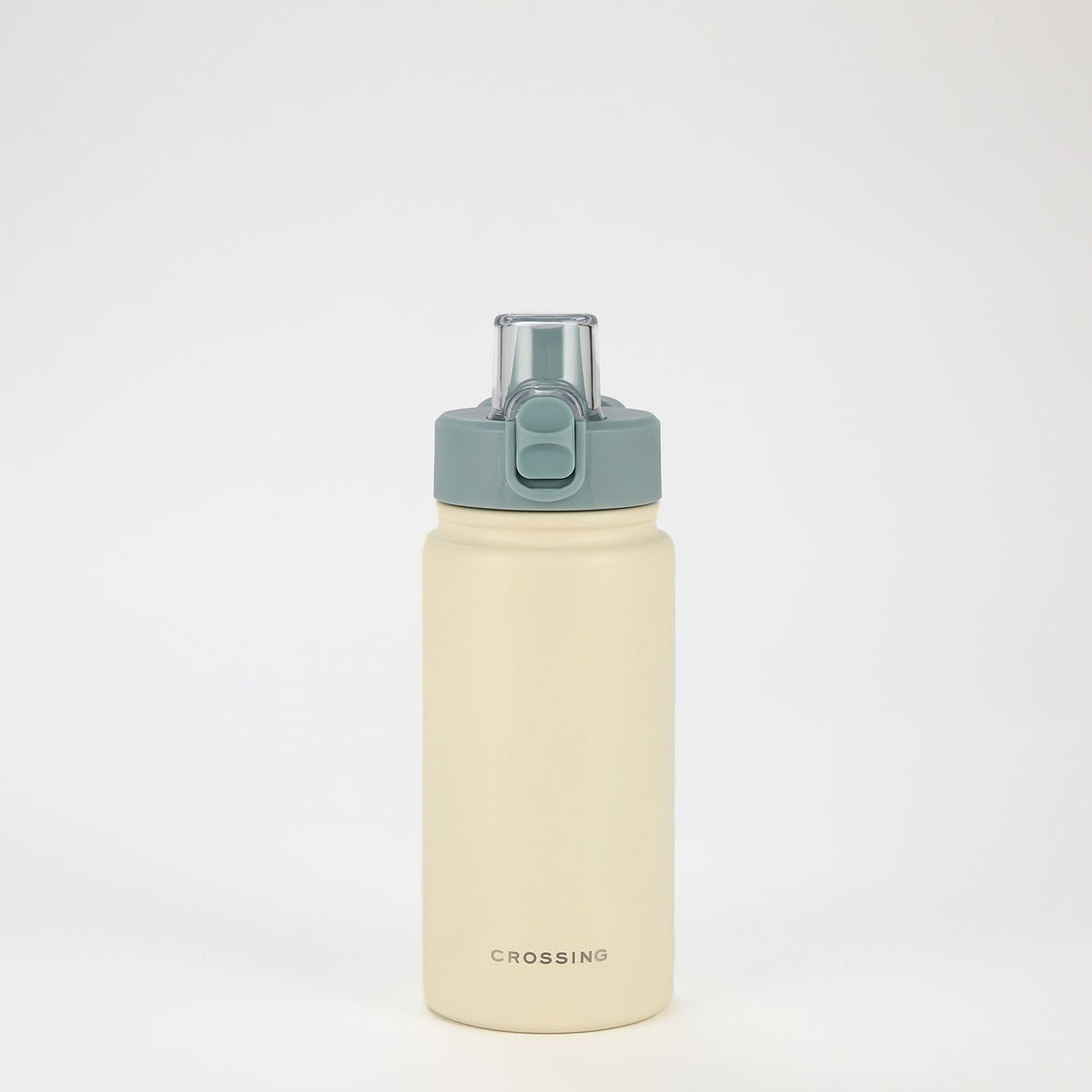 Crossing Urban Ceramic S/S Insulated Straw Sipper Cap Sports Bottle With Handle 480ml - Cotton Sage (Mix)