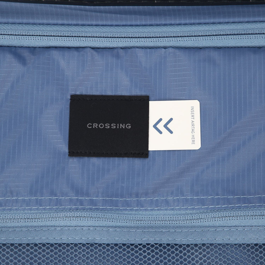 Crossing VIVE Polycarbonate Expandable Carry On Luggage V2 - Black