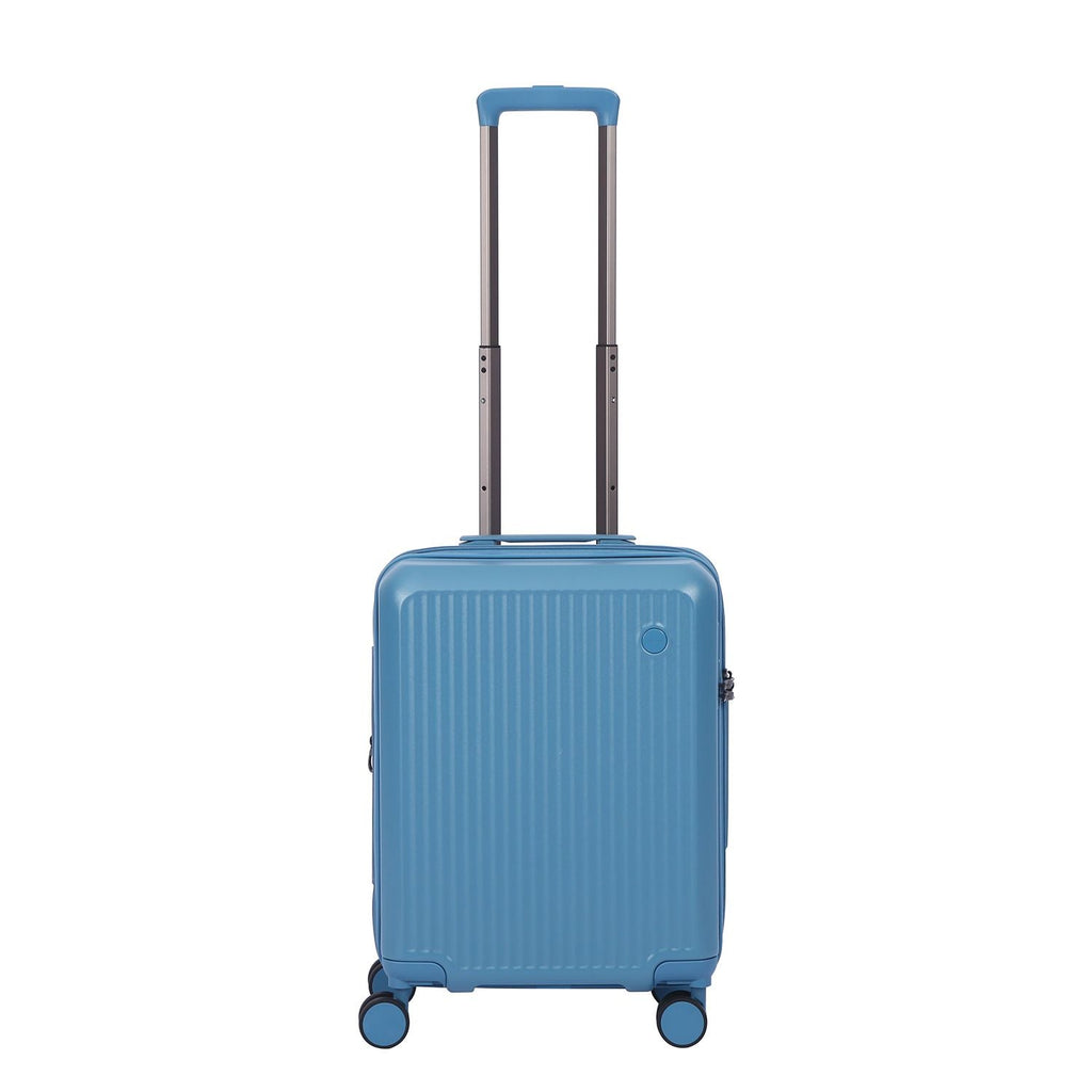 Crossing VIVE Polycarbonate Expandable Carry On Luggage V2 - Blue