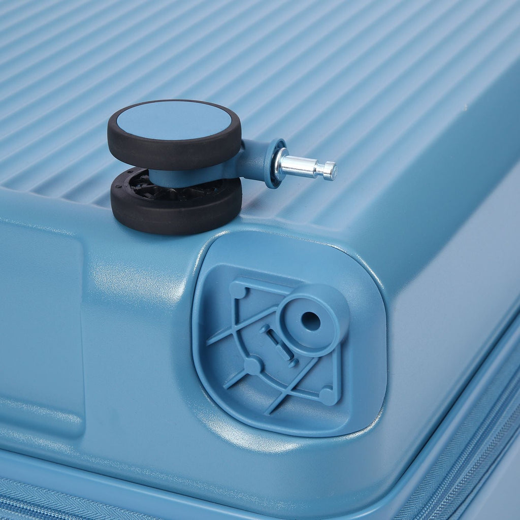 Crossing VIVE Polycarbonate Expandable Carry On Luggage V2 - Blue