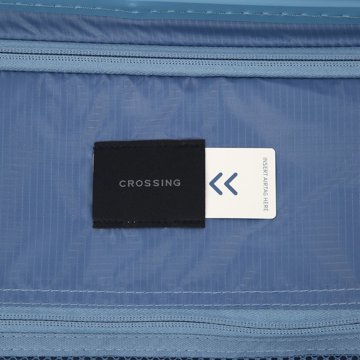 Crossing VIVE Polycarbonate Expandable Carry On Luggage V2 - Blue