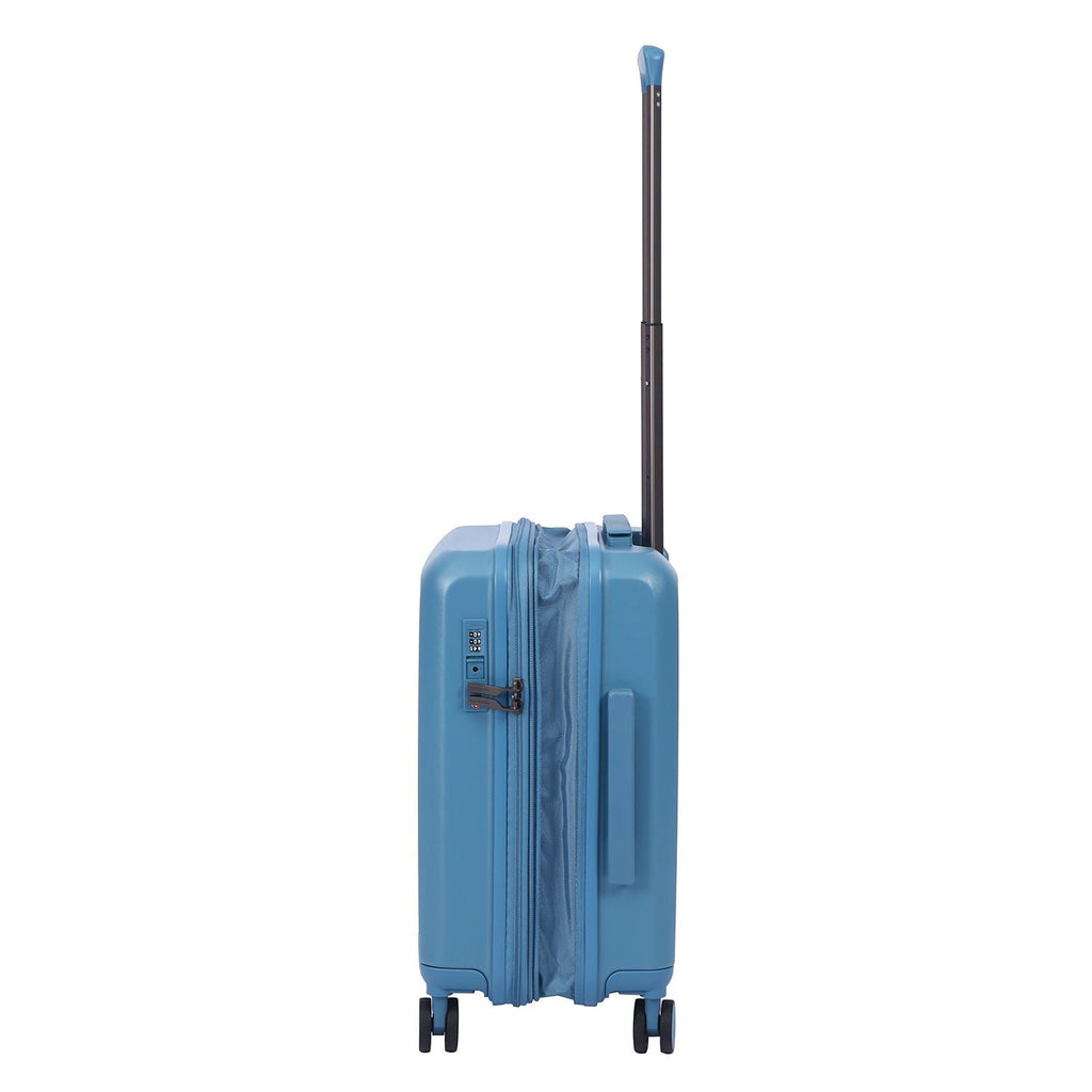 Crossing VIVE Polycarbonate Expandable Carry On Luggage V2 - Blue