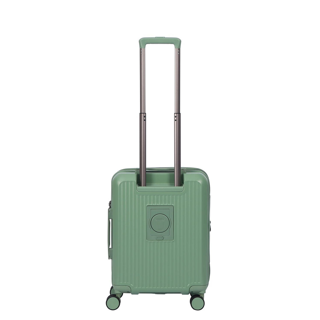 Crossing VIVE Polycarbonate Expandable Carry On Luggage V2 - Sage Green