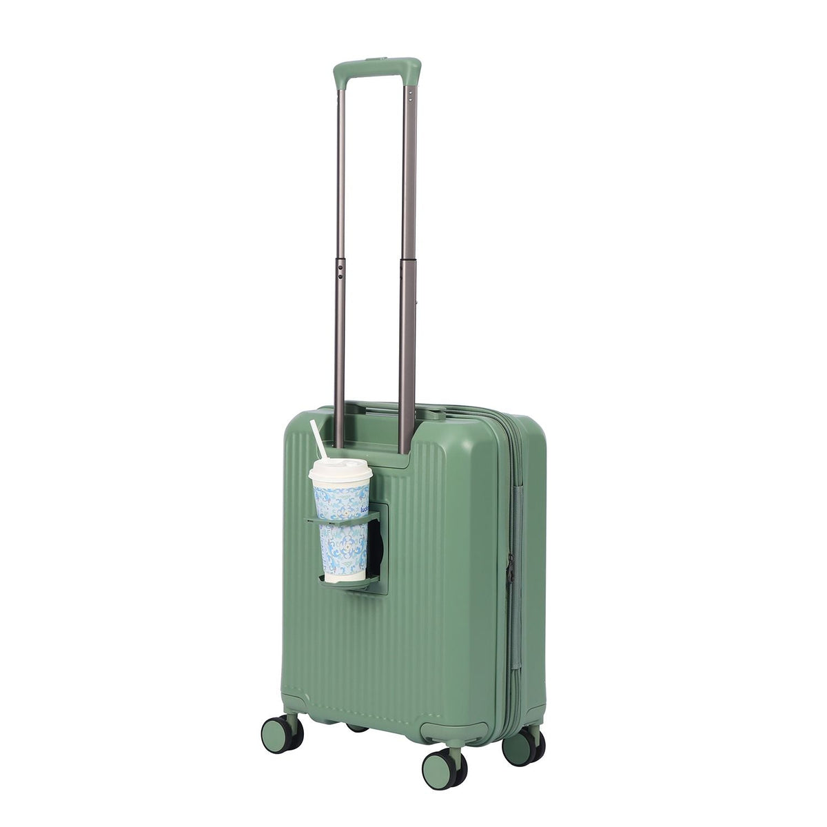 Crossing VIVE Polycarbonate Expandable Carry On Luggage V2 - Sage Green