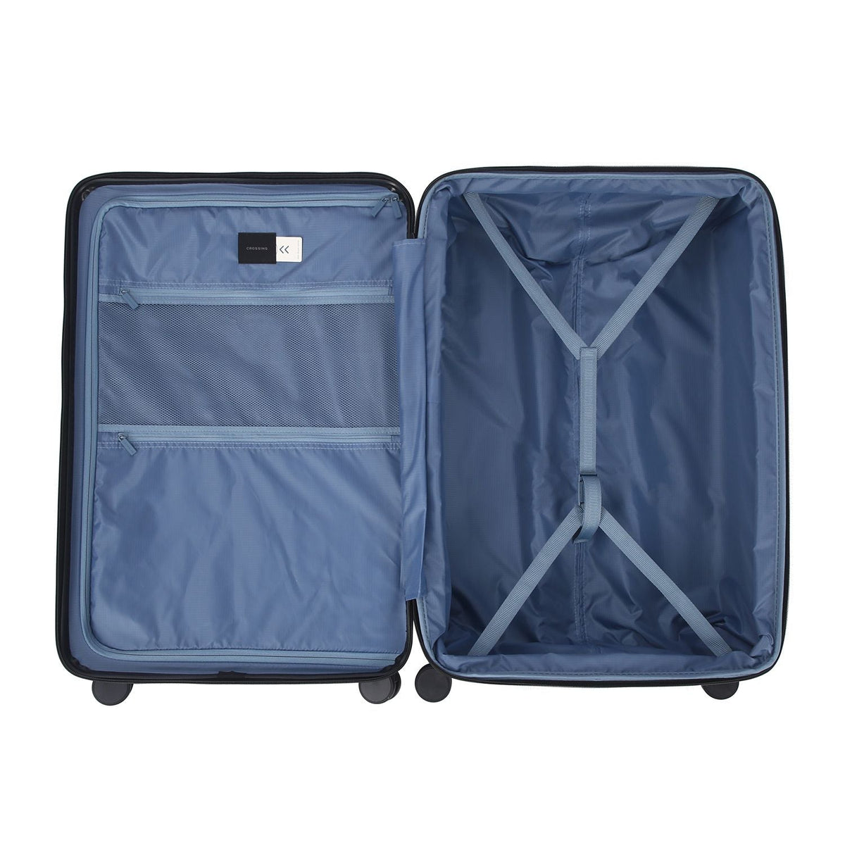 Crossing VIVE Polycarbonate Expandable Large Luggage V2 - Black