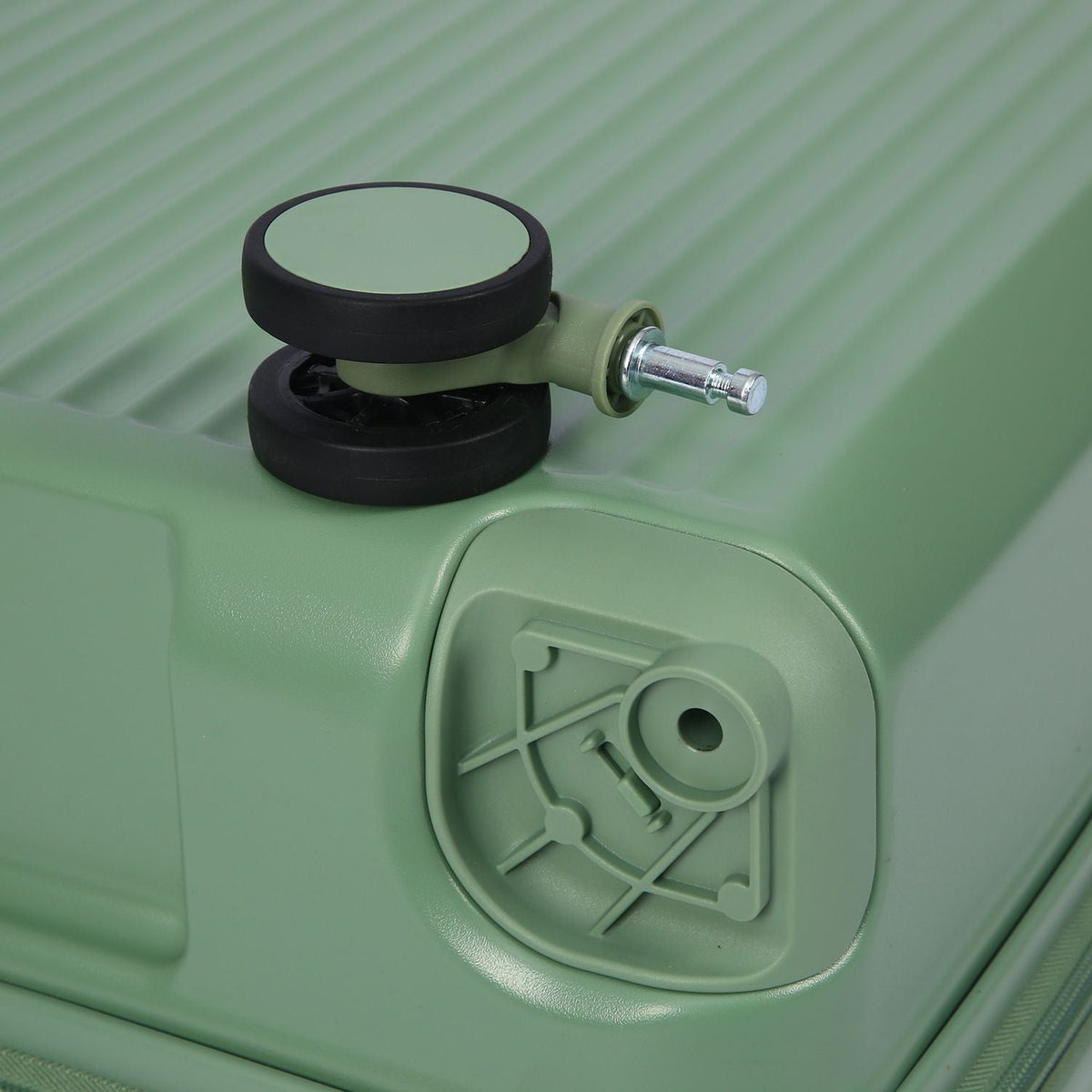 Crossing VIVE Polycarbonate Expandable Large Luggage V2 - Sage Green