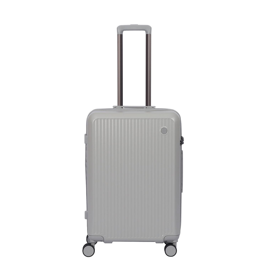 Crossing VIVE Polycarbonate Expandable Medium Luggage V2 - Grey