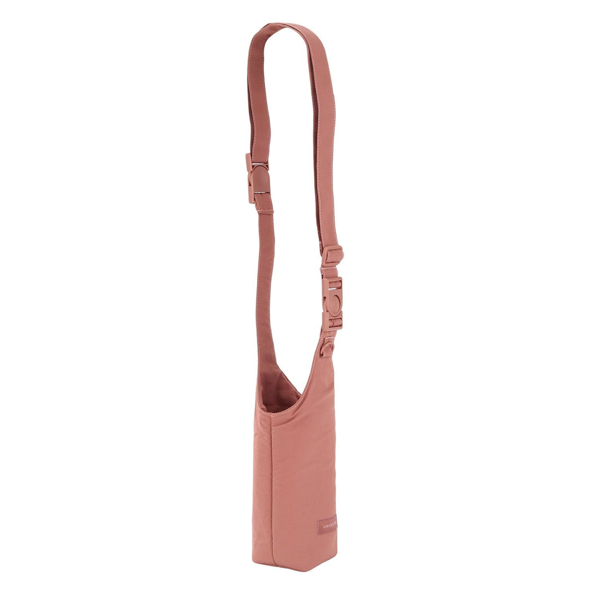 Crossing Waterproof Checked Nylon Dual Carry Water Bottle Bag - Blush
