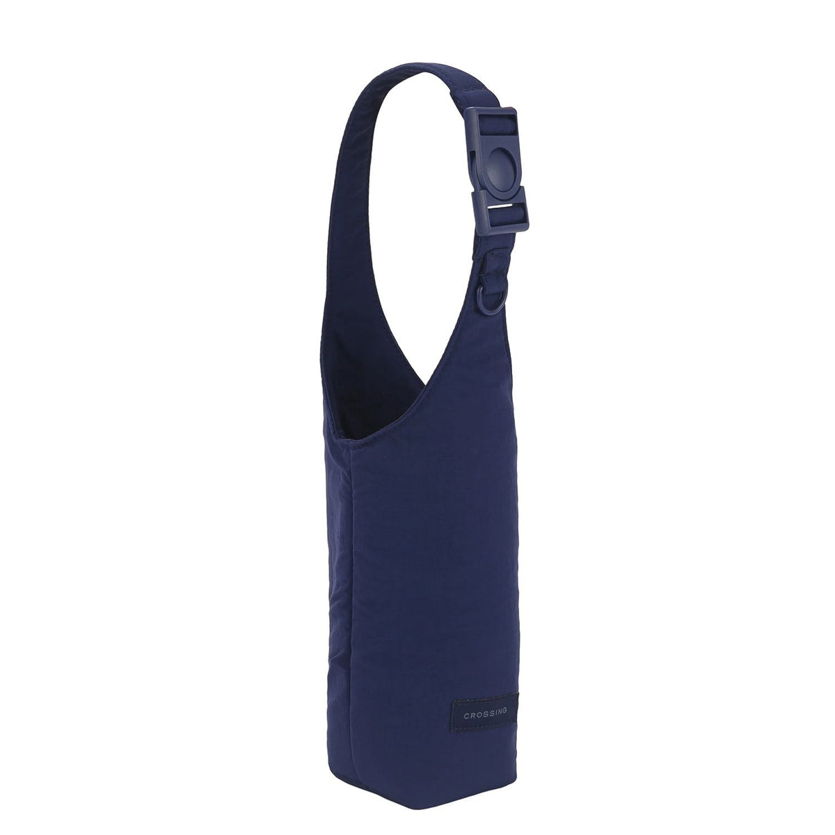 Crossing Waterproof Checked Nylon Dual Carry Water Bottle Bag - Navy