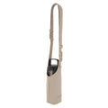 Crossing Waterproof Checked Nylon Dual Carry Water Bottle Bag - Sand