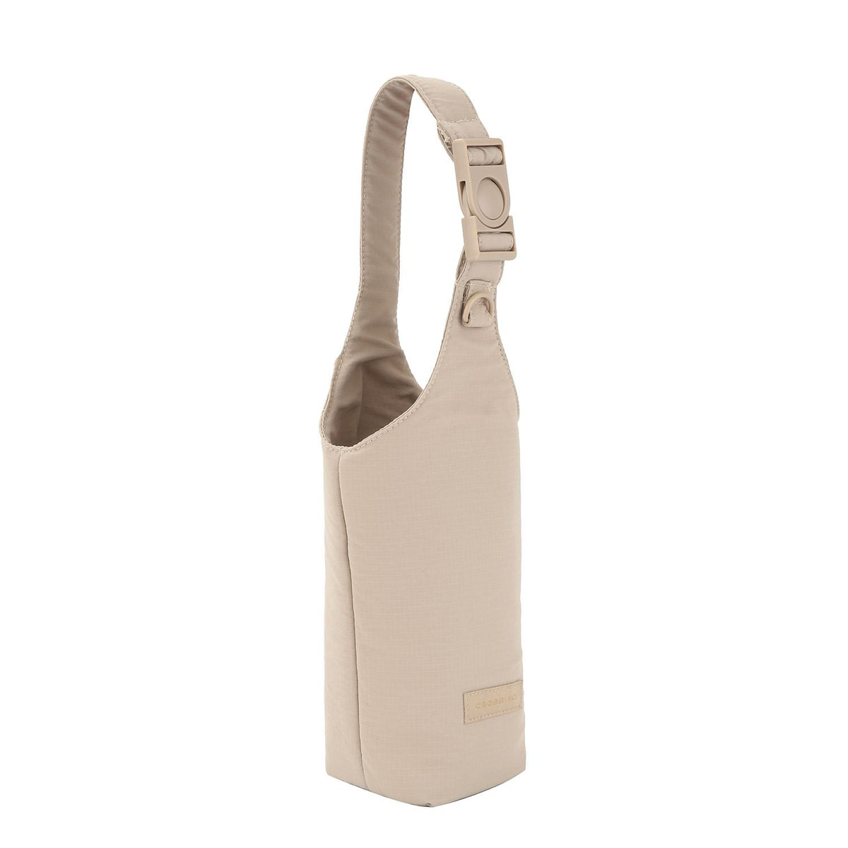 Crossing Waterproof Checked Nylon Dual Carry Water Bottle Bag - Sand