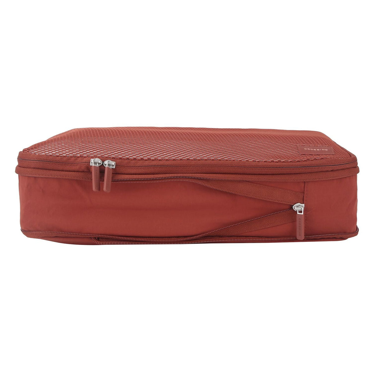 Crossing Waterproof Ripstop Nylon Compression Packing Cube M - Rust Orange