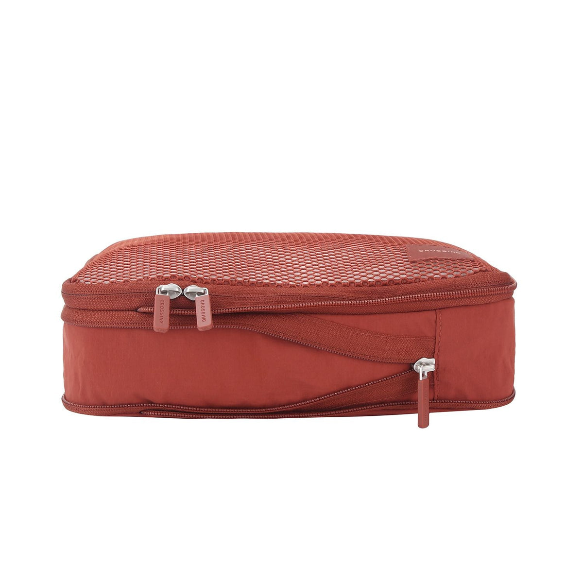 Crossing Waterproof Ripstop Nylon Compression Packing Cube S - Rust Orange