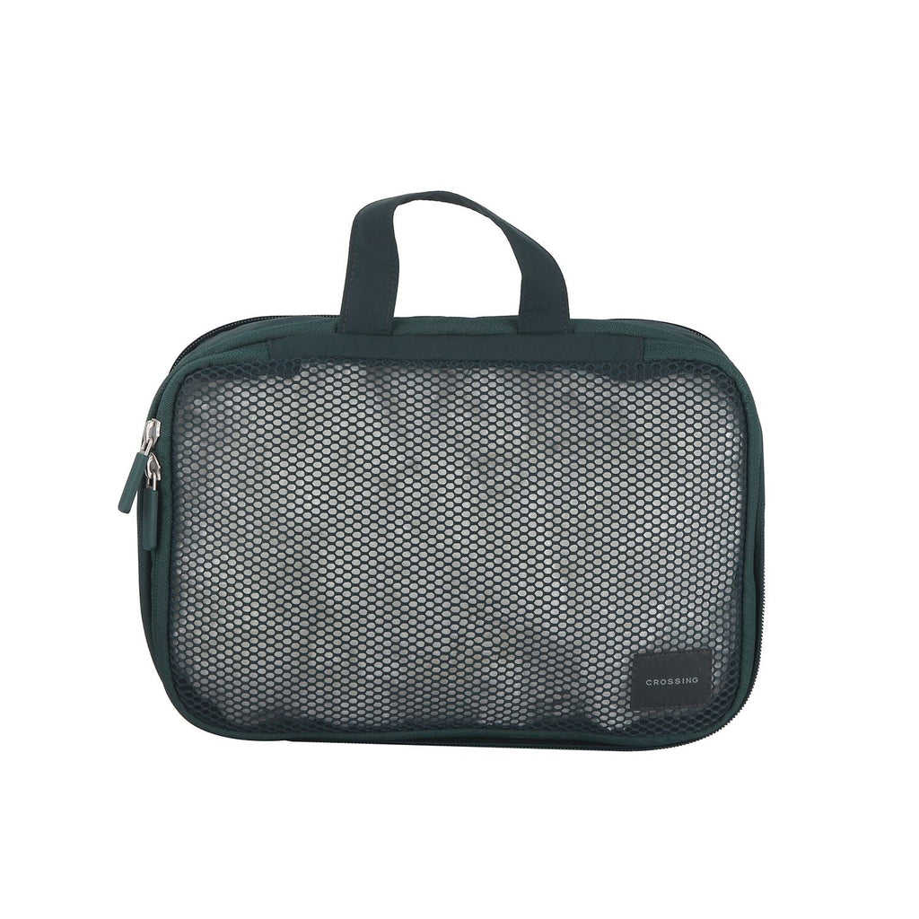 Crossing Waterproof Ripstop Nylon Compression Packing Cube Set (2-Piece Set) - Forest Green