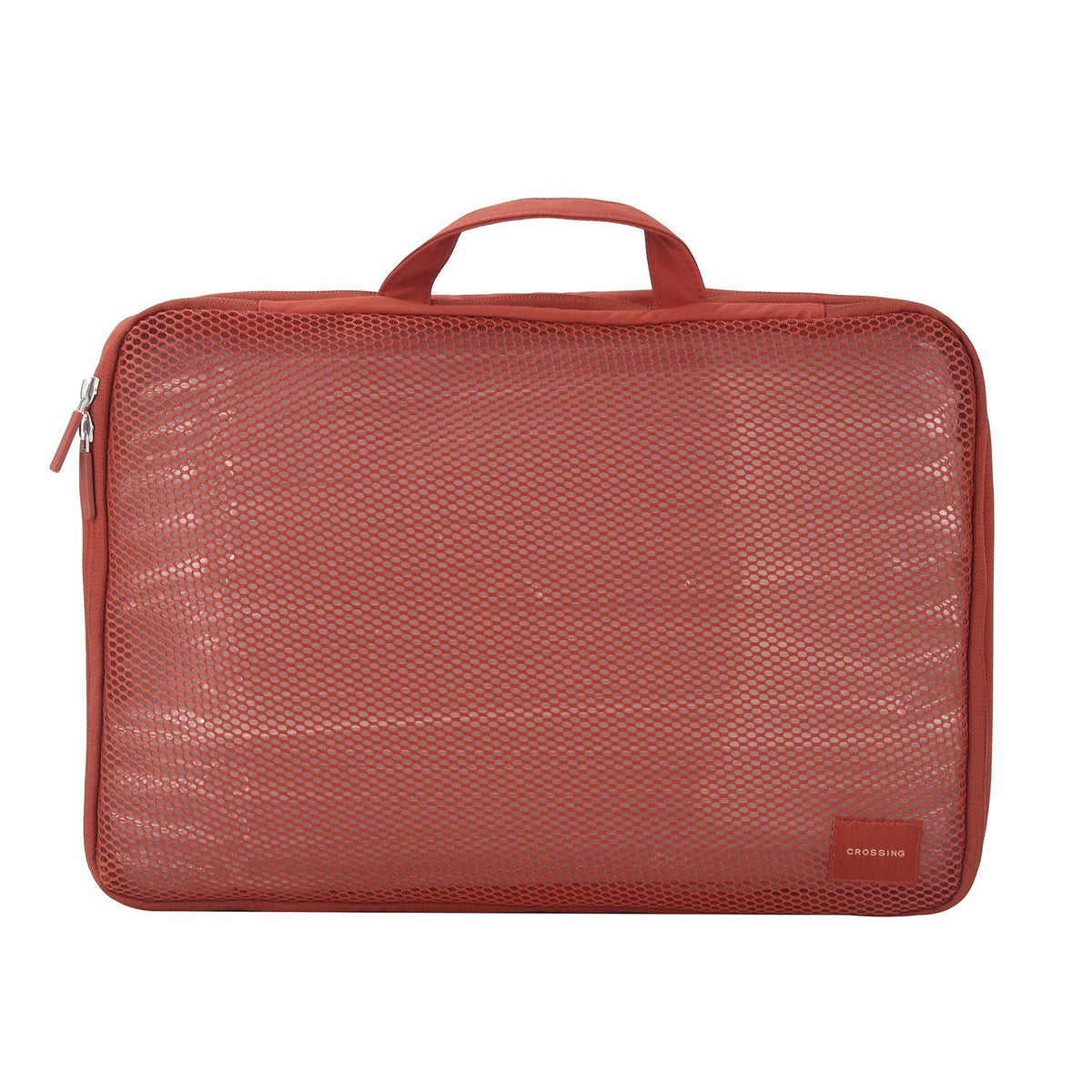Crossing Waterproof Ripstop Nylon Compression Packing Cube Set (2-Piece Set) - Rust Orange