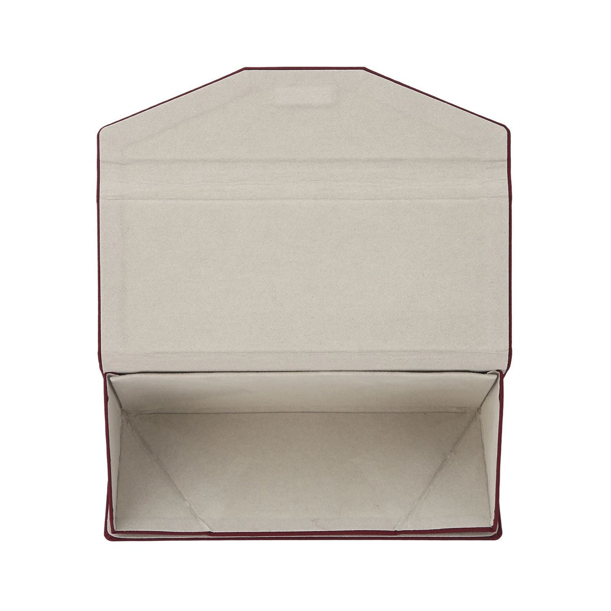 Crossing Waterproof Ripstop Nylon Foldable Glasses Case - Burgundy