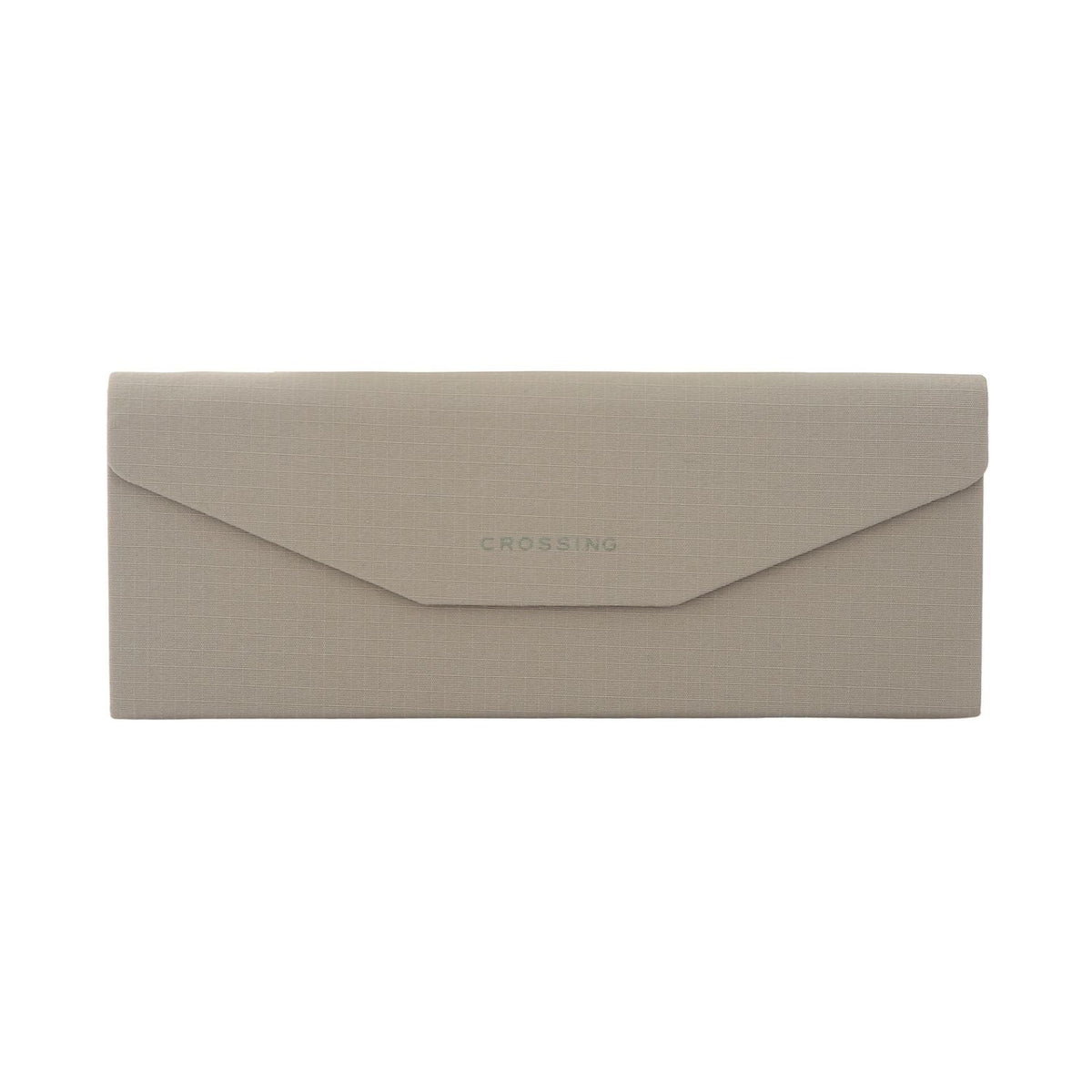 Crossing Waterproof Ripstop Nylon Foldable Glasses Case - Grey