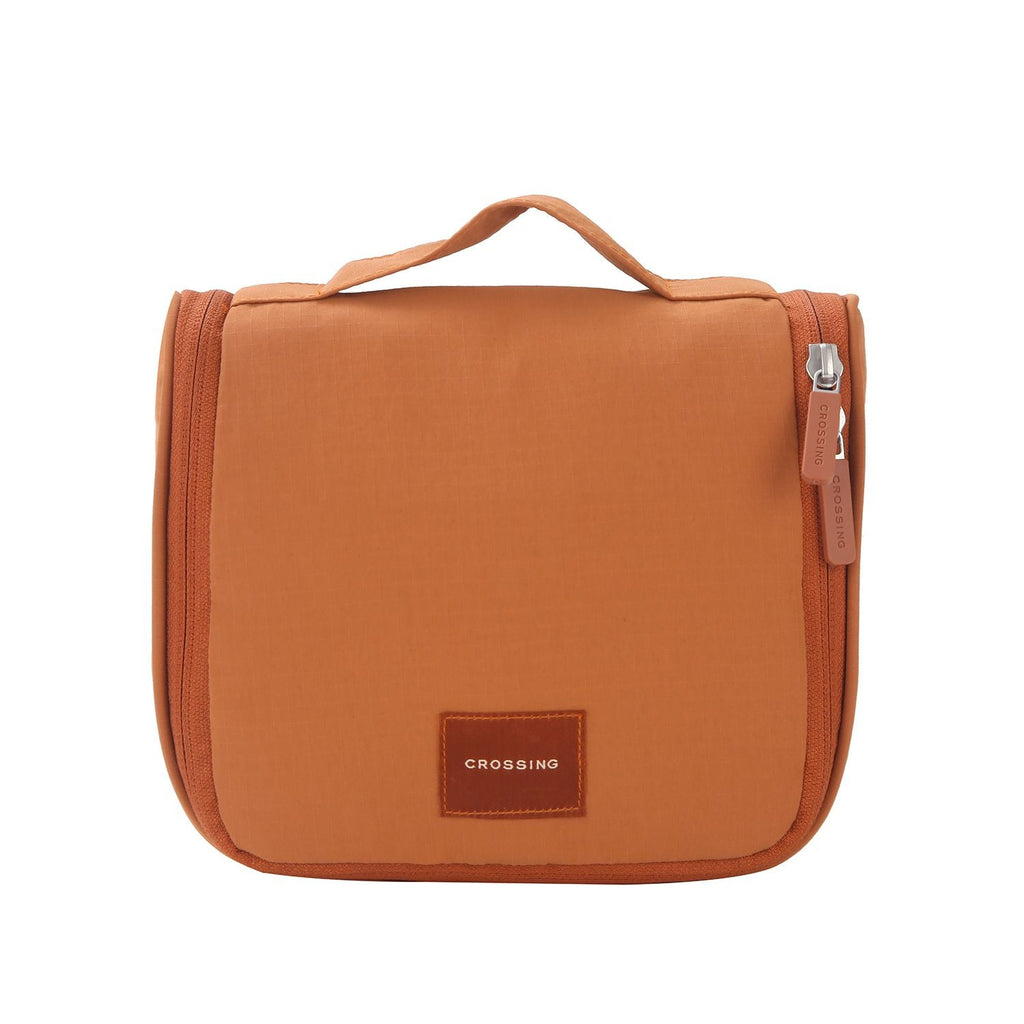 Crossing Waterproof Ripstop Nylon Hanging Toiletry Kit - Brick