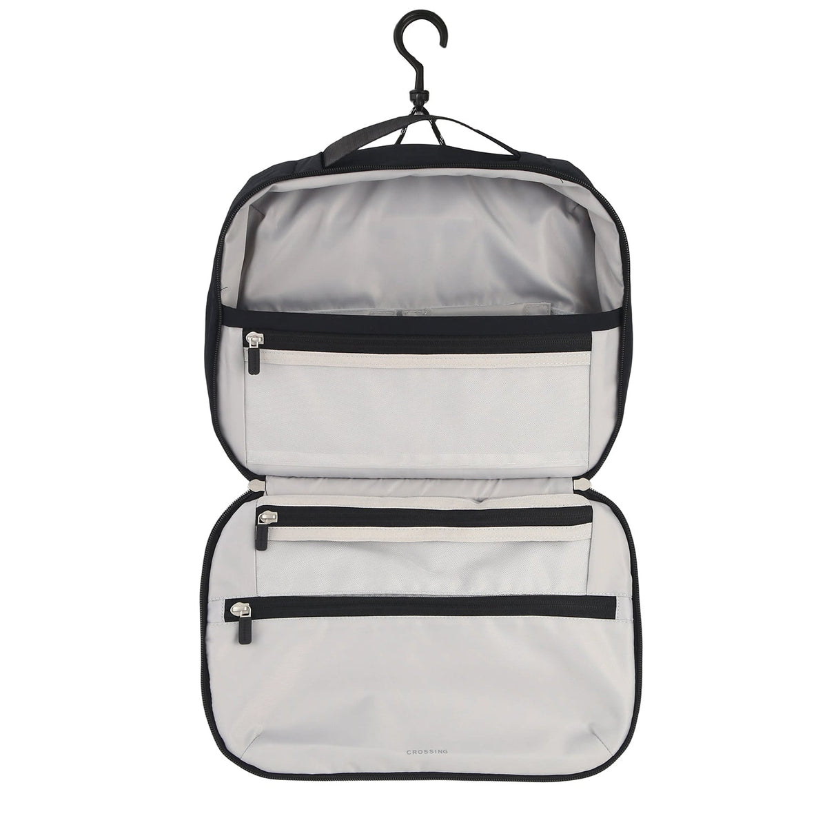 Crossing Waterproof Ripstop Nylon Hanging Toiletry Pro Plus - Black