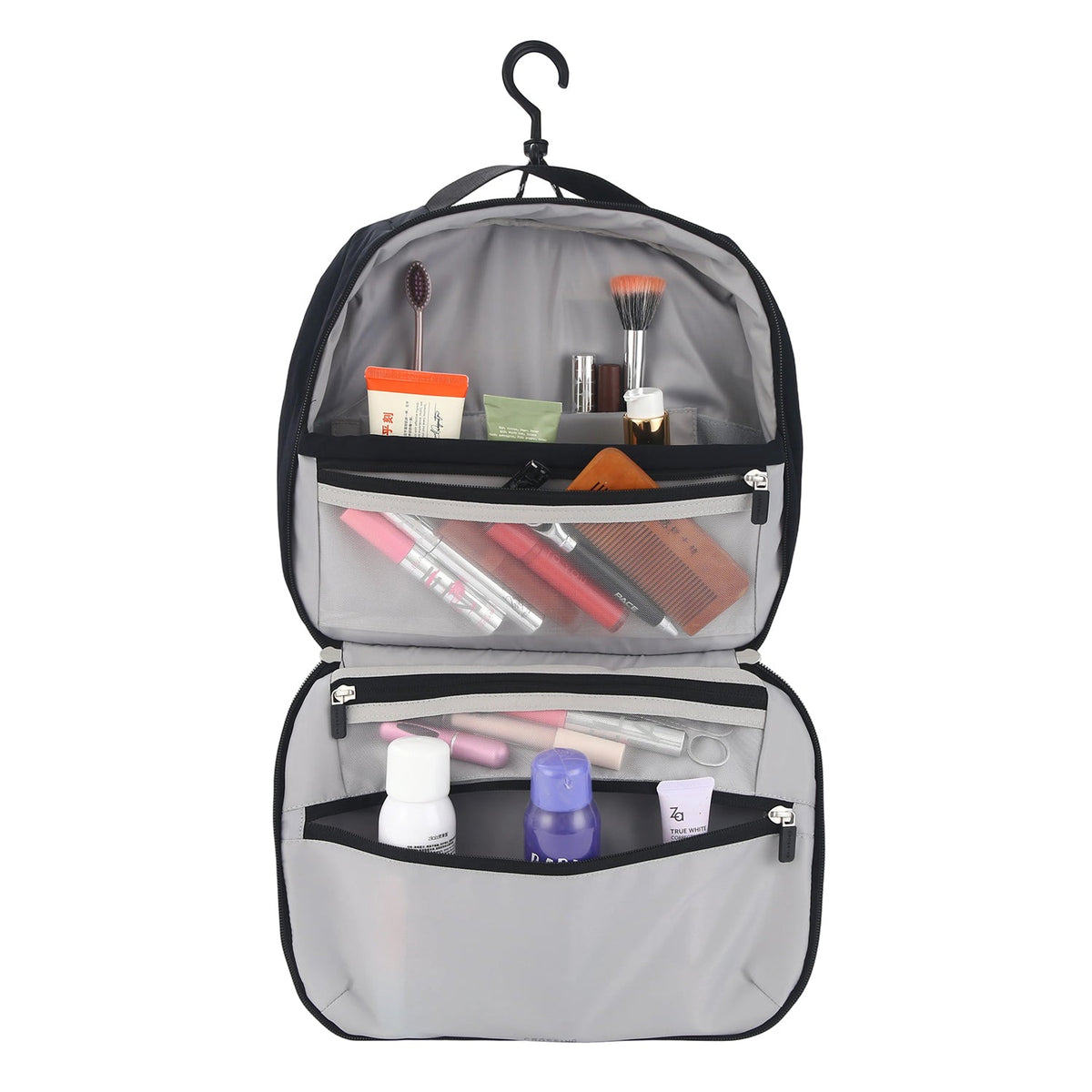 Crossing Waterproof Ripstop Nylon Hanging Toiletry Pro Plus - Black