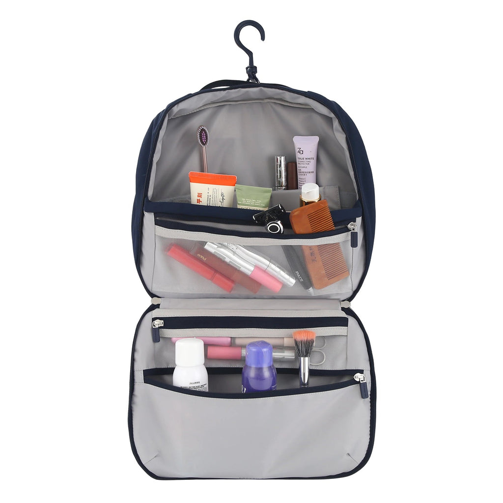 Crossing Waterproof Ripstop Nylon Hanging Toiletry Pro Plus - Navy