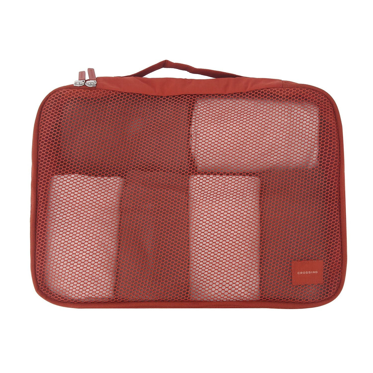 Crossing Waterproof Ripstop Nylon Packing Cube M - Rust Orange