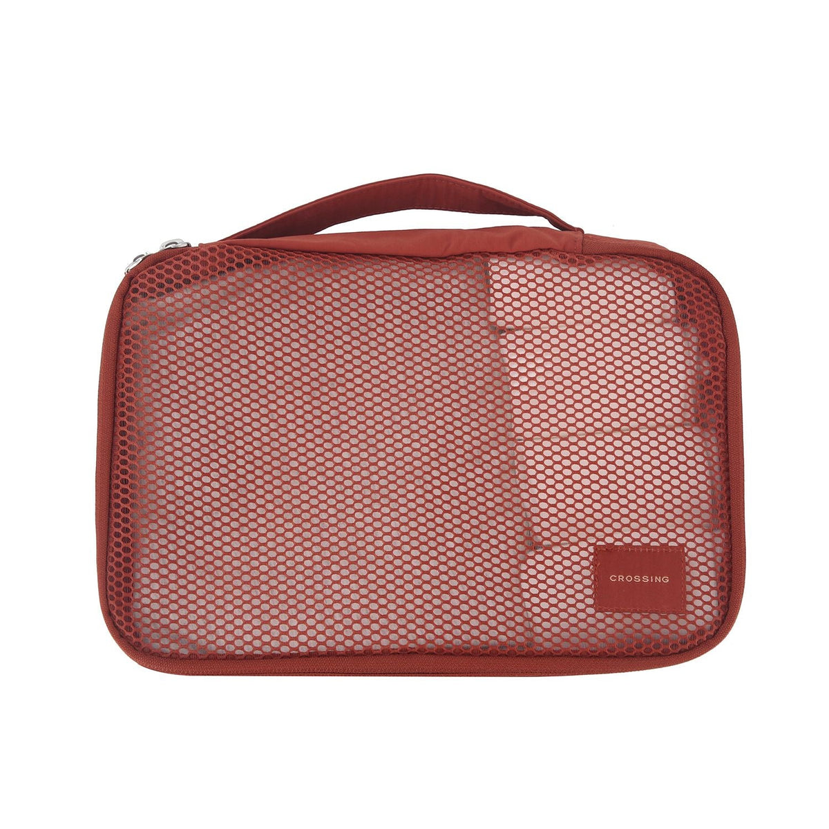 Crossing Waterproof Ripstop Nylon Packing Cube Set (4-Pieces Set) - Rust Orange