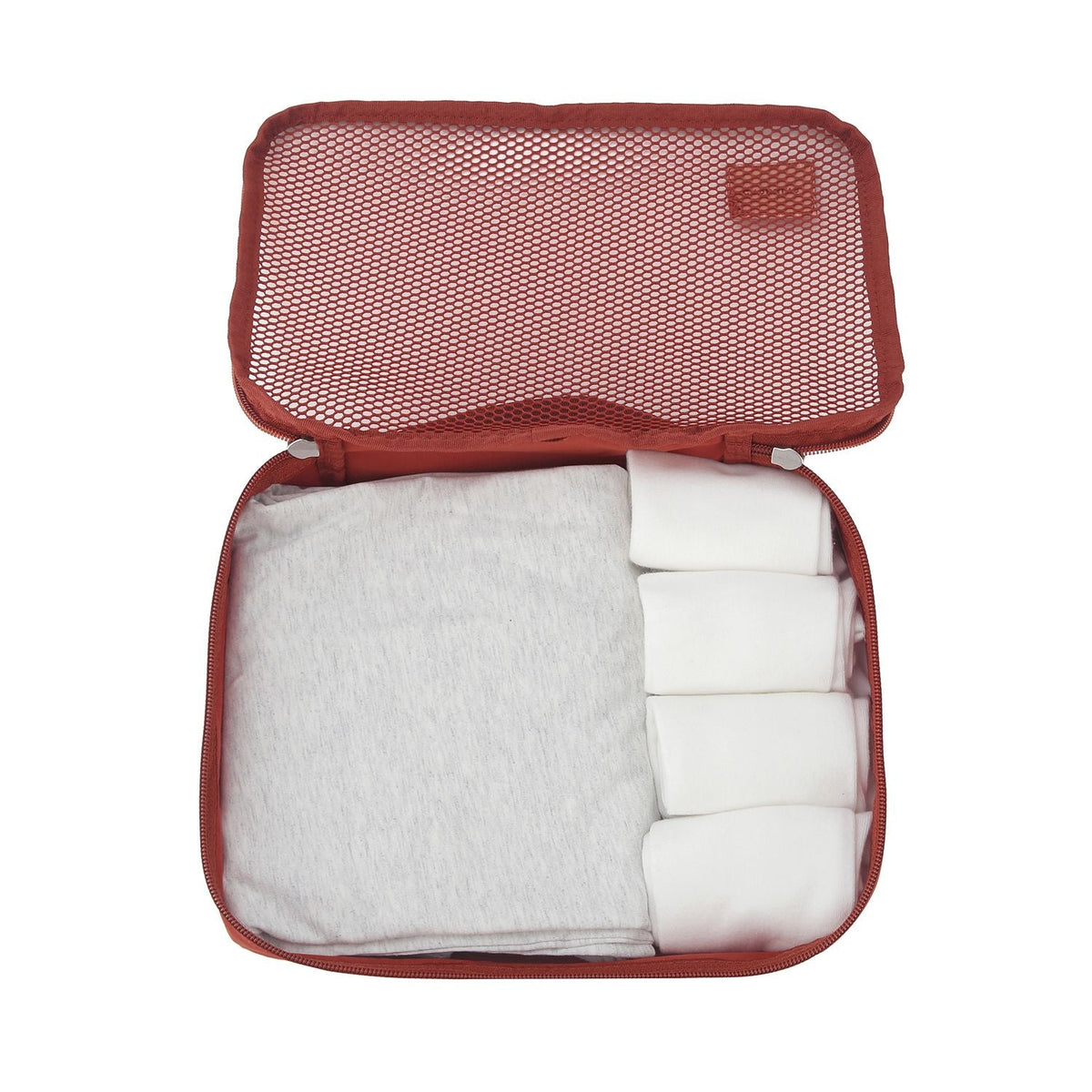 Crossing Waterproof Ripstop Nylon Packing Cube Set (4-Pieces Set) - Rust Orange
