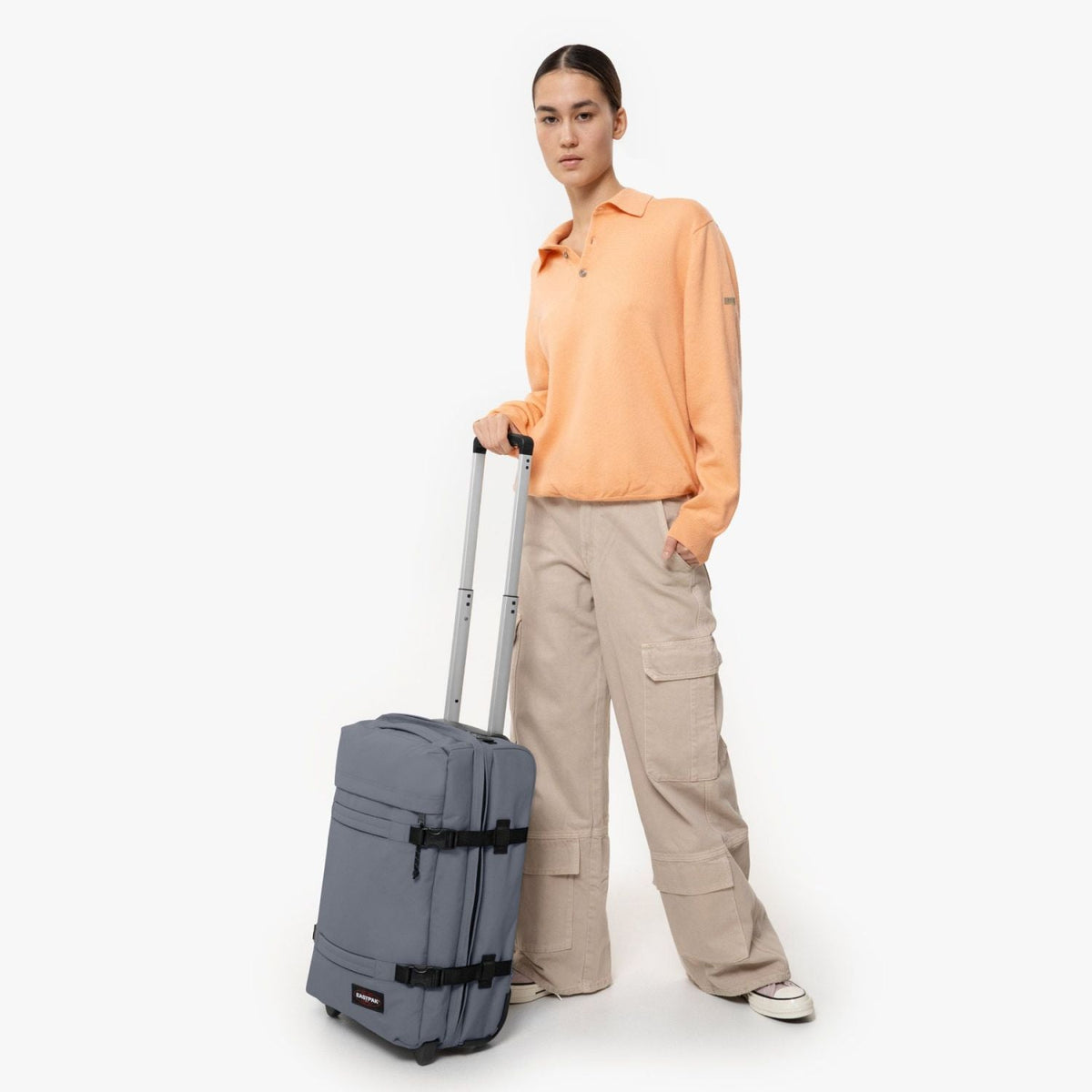 Eastpak Transit'R Soft Case S (21") Luggage - Cobble Grey