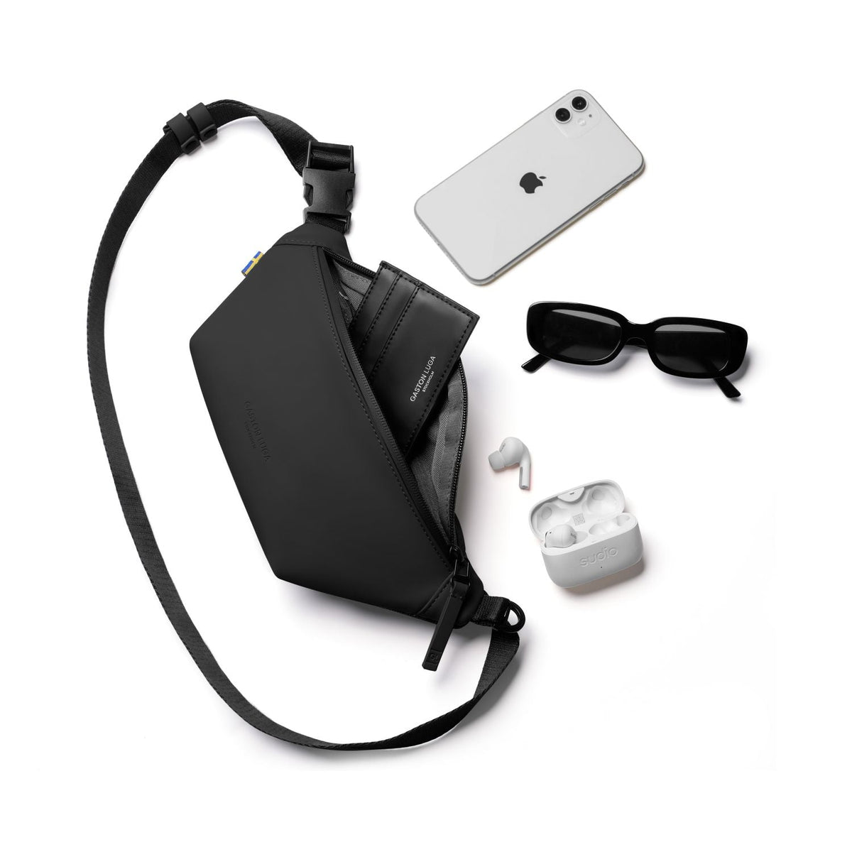 Gaston Luga Dash Bumbag - Black